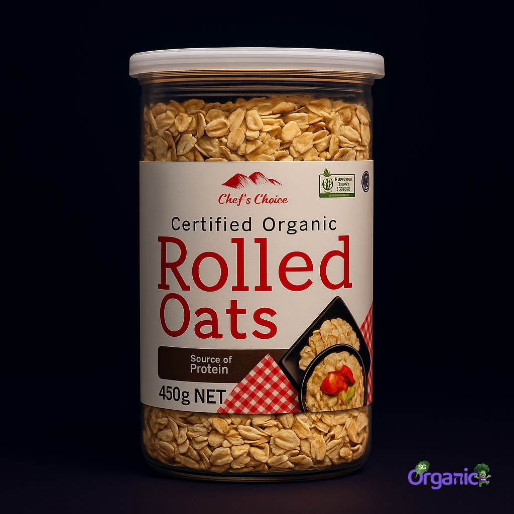 Chef's Choice Organic Cereal - Traditional Rolled Oats (450g) Australia