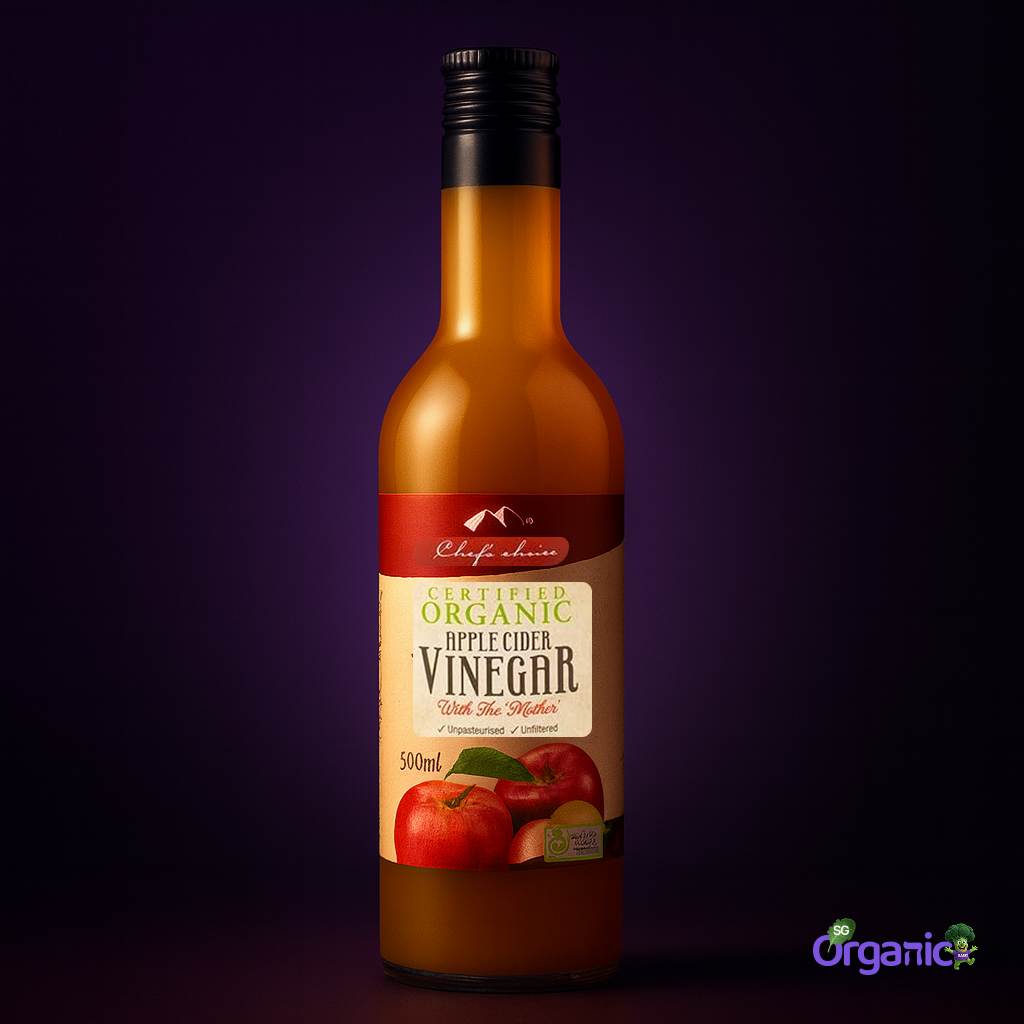 Chef's Choice Organic Vinegar - Apple Cider (500ml) Australia